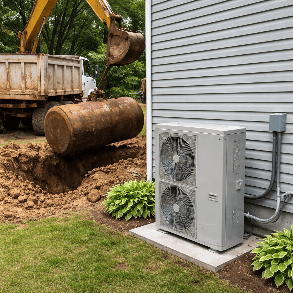 Oil to Gas vs Oil to Heat Pump on Long Island: Which Conversion Makes Sense in 2026?